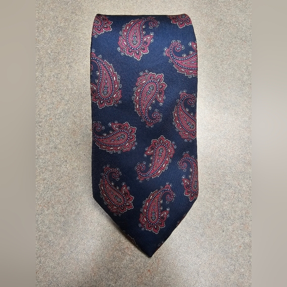 Vintage Christian Dior 100% Silk Tie Classic Woven In Italy - Picture 1 of 5